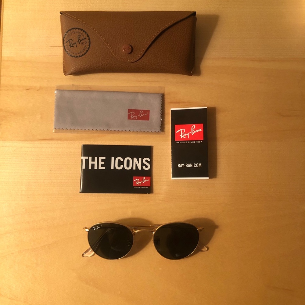 Round Metal RayBan Sunglasses